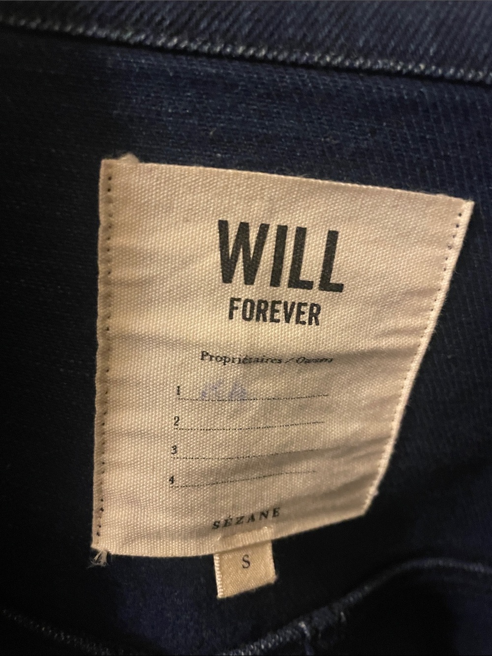 Sezane Indigo Denim Will Jacket - Women - Picture 7 of 7